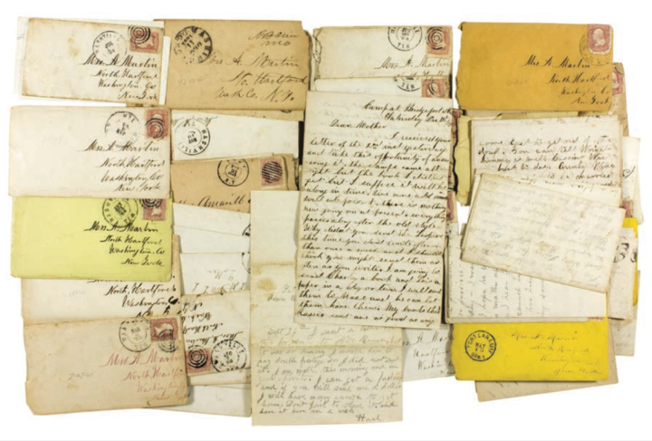 The Collection of 60+ letters written by Harlan Page Martin during the Civil War